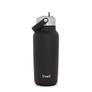 Swell Explorer Flip Straw 32 oz Black Stainless Steel Water Bottle Onyx