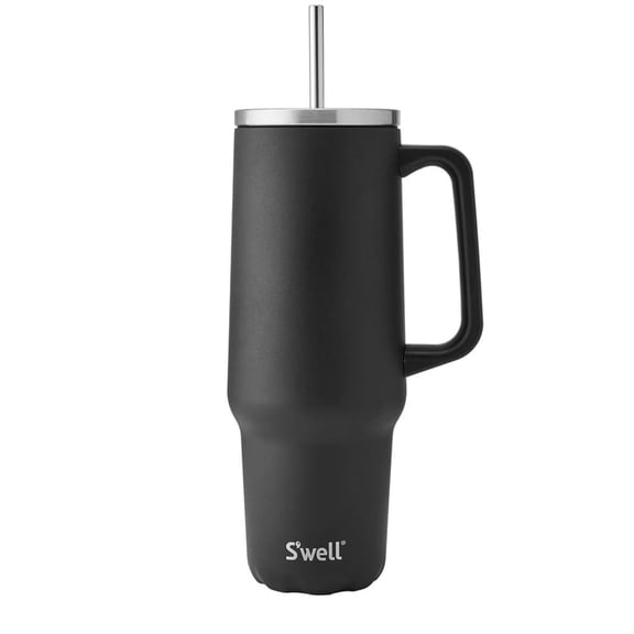 S'well 40 oz XL Insulated Stainless Steel Tumbler Onyx Black