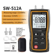 SW-512 Digital Manometer Air Gauge Professional Differential Detector  103.42 KPa Meter Kit Tool