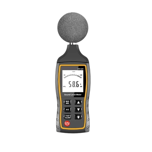 SW 523 524 Sound Level Meter 30 to 130 dB Detector Digital Professional Decibelimeter Noise Level Decibel Meter