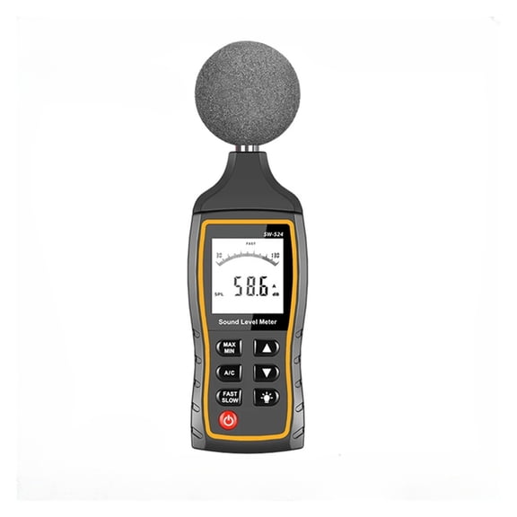 SW 523 524 Sound Level Meter 30 to 130 dB Detector Digital Professional Decibelimeter Noise Level Decibel Meter