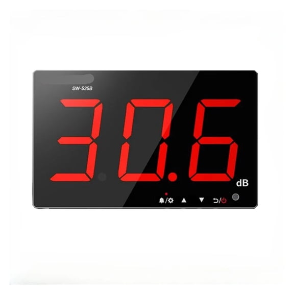 SW-525 30-130dB Digital Sound Level Meter Wall Mounted Noise Decibel Meter DB Detector Professional Decibelimeter