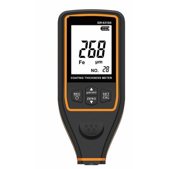 SW-6310A/B Coating Thickness Meter Gauge 1700um Car Paint Film Tester Ceramic Metal Coating Automotive Paint Micrometer ,Multifunctional
