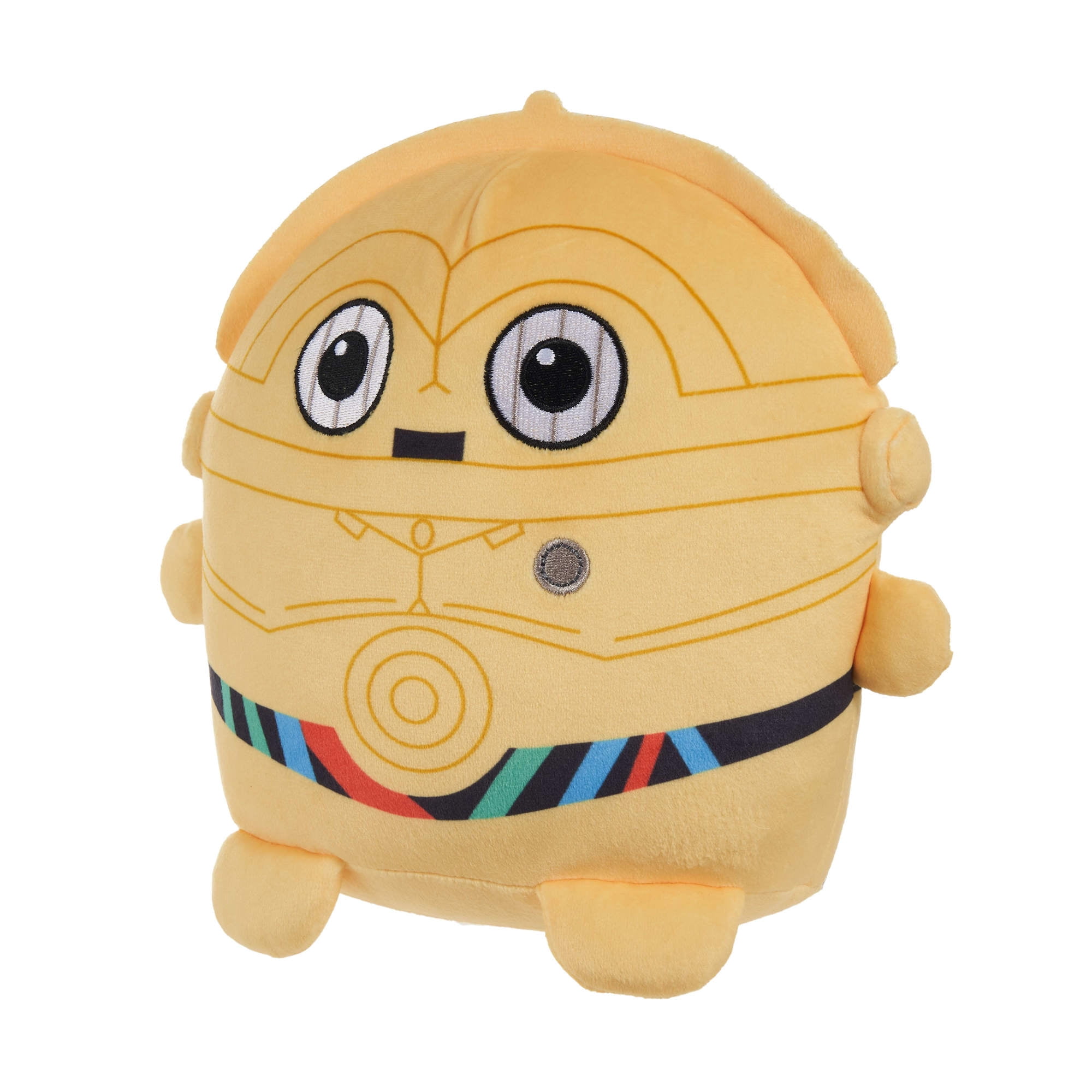 Disney STAR WARS Goofy C-3PO ぬいぐるみ Star Wars Cuutopia Plush C-3PO Figure, 7-inch Soft Pillow Doll