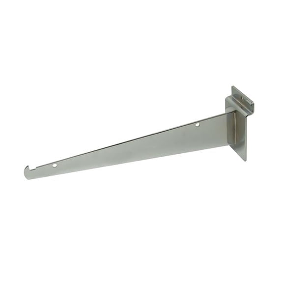 SW-8KB Chrome Knife Bracket - 8 in. - Straight Design with Lip