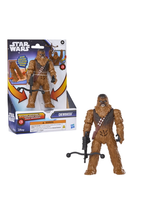 Chewbacca Action FX Action Figure, Star Wars Toys (6")