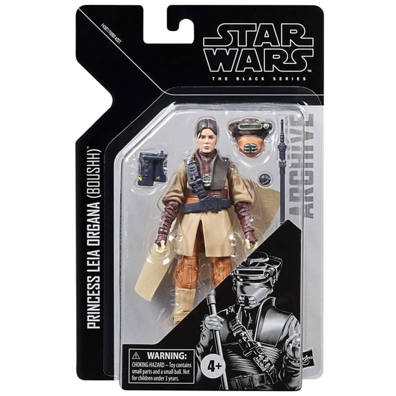 STAR WARS The Black Series Archive Princess Leia Organa (Boushh) Toy 6-Inch-Scale Return of The Jedi Collectible Action Figure (NON-MINT PACKAGE)