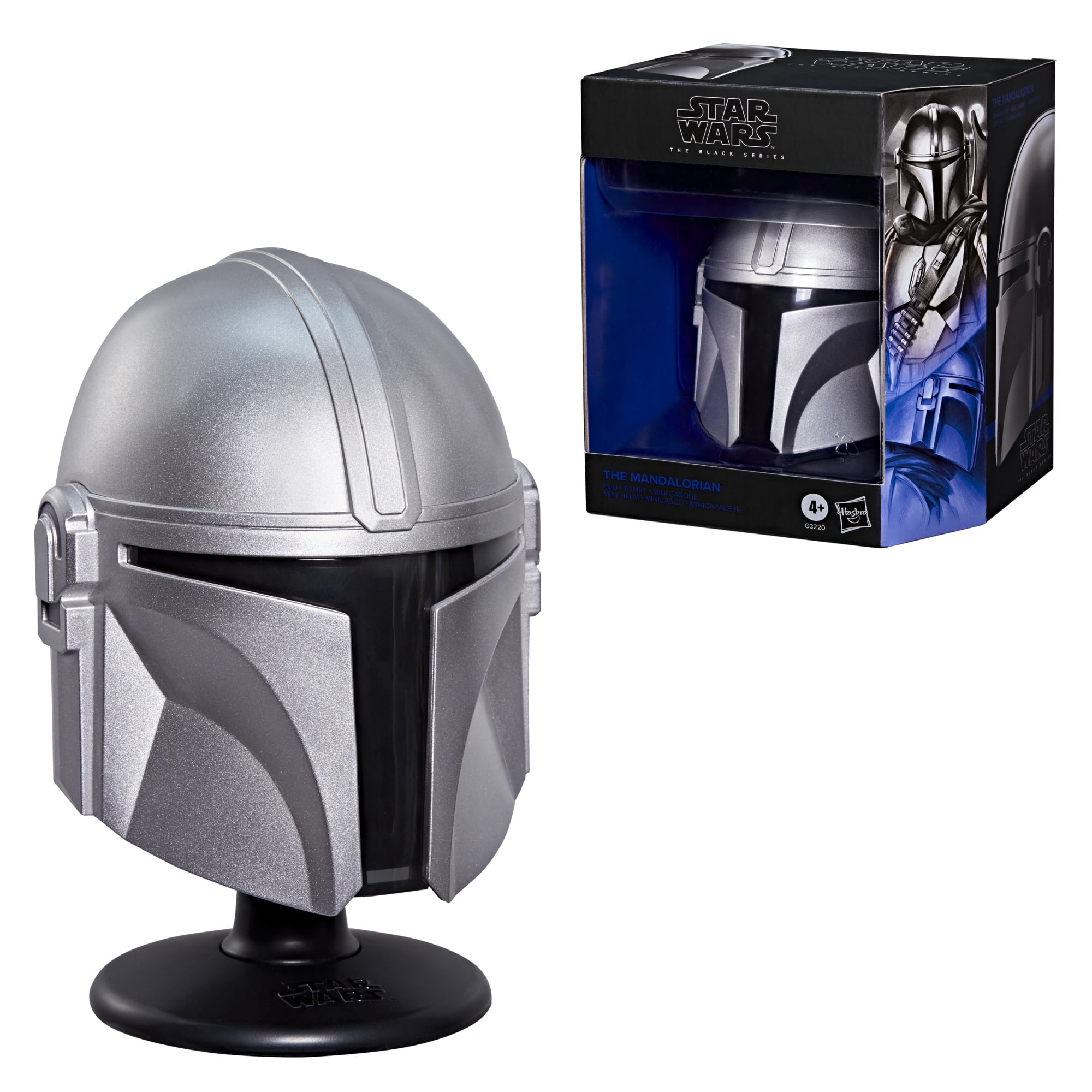 Star Wars The Black Series The Mandalorian Premium Mini Helmet for Display, 6 In. Scale