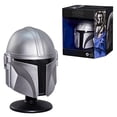 thumbnail image 1 of Star Wars The Black Series The Mandalorian Premium Mini Helmet for Display, 6 In. Scale, 1 of 9