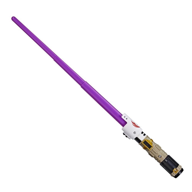 Star Wars Galaxy's Edge Kyber Crystal (Violet) - Mace Windu 1 Voice For Lightsabers & Holocrons, Interactive Collectible