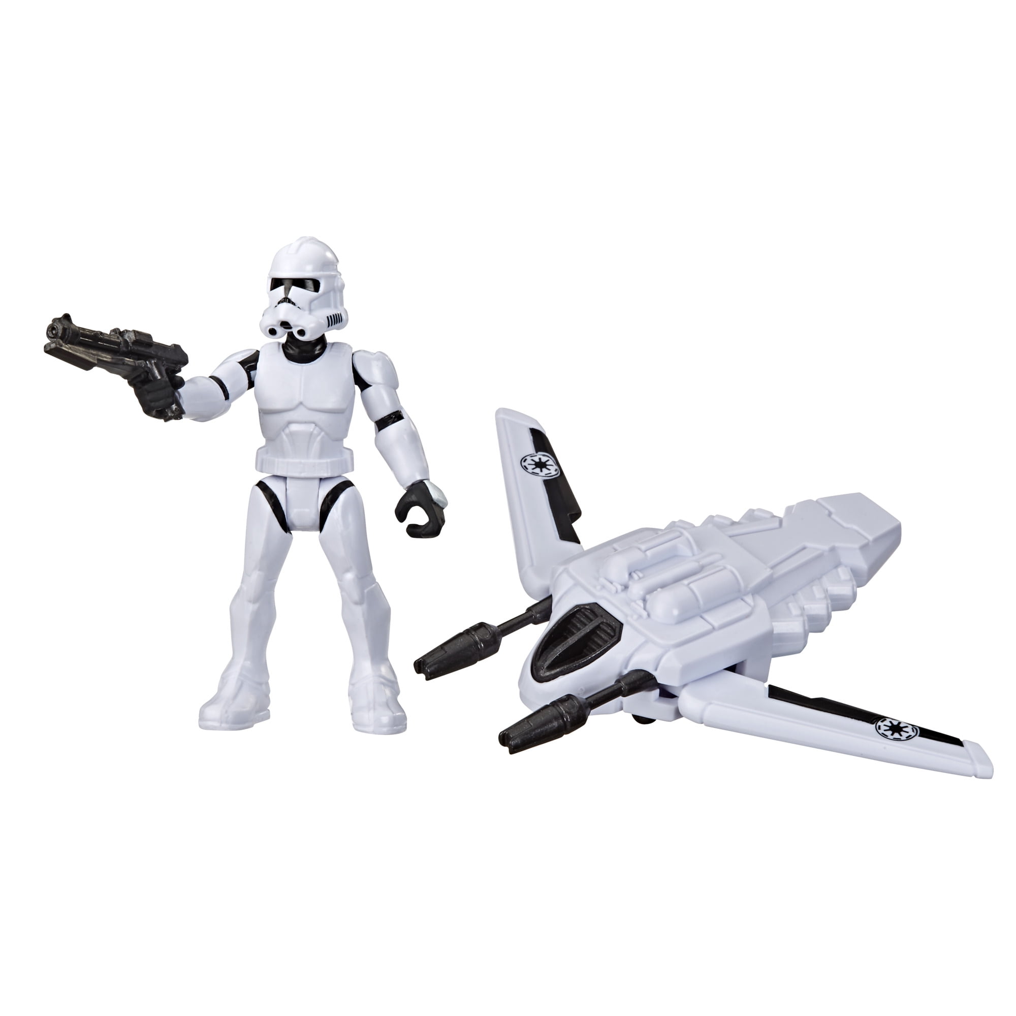 Star Wars Mission Fleet Stormtrooper: Figura 2,5 Pollici Con Cannone E-Web E Accessori