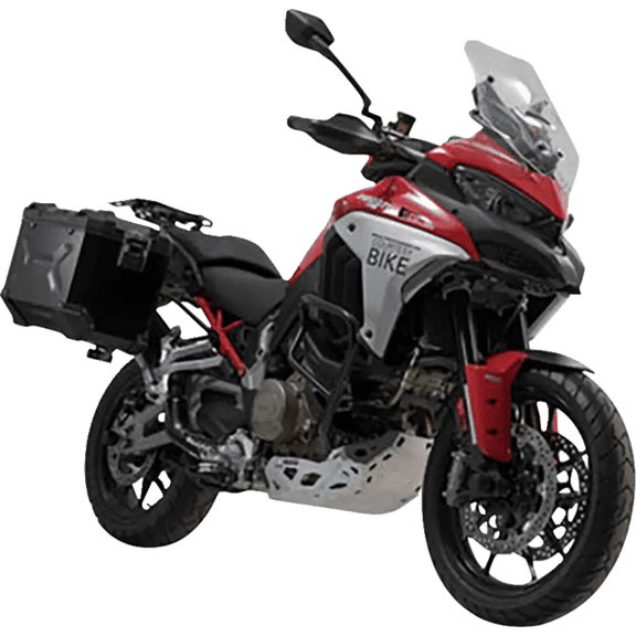 SW-MOTECH TRAX ADV Aluminum Case System - Black - Ducati Multistrada V4 '21-'24 KFT.22.822.70300/B
