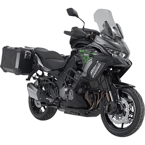 SW-MOTECH TRAX ADV Aluminum Case System - Black - Kawasaki Versys 1000 '18-'23 KFT.08.922.70101/B