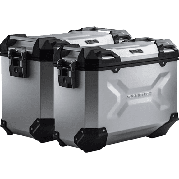 SW-MOTECH TRAX ADV Aluminum Case System - Silver - BMW R 1200 '04-'13 KFT.07.311.70000/S
