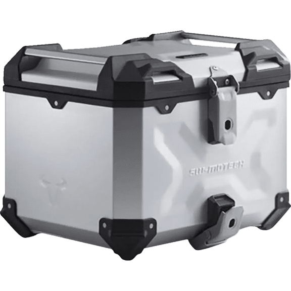 SW-MOTECH TRAX ADV Top Case System - Silver - BMW F850GS/F900GS/R1200GS/R1250GS '12-'24 GPT.07.904.70000/S