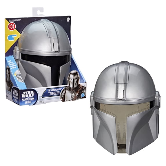 Star Wars The Mandalorian Electronic Mask, Star Wars Costume for Kids Ages 5+