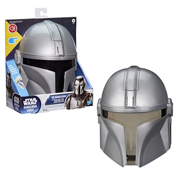Star Wars The Mandalorian Electronic Mask, Star Wars Costume for Kids Ages 5+