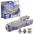 thumbnail image 1 of Star Wars ActionVerse Grogu & Anzellans Action Figures, 8-Inch Starship, Star Wars Toys, 1 of 16