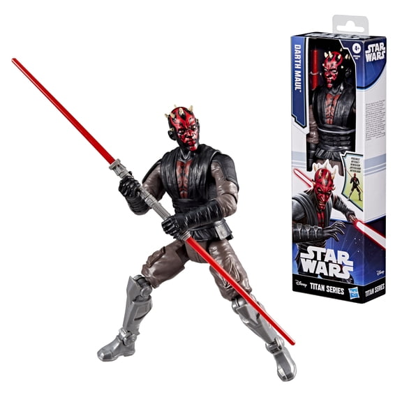Star Wars Titan Series Darth Maul Action Figure, Star Wars Toys (12")