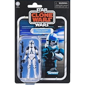 STAR WARS Hasbro The Vintage Collection Clone Trooper (501st Legion) Toy,3.75-Inch-Scale The Clone Wars Action Figure,Toys Kids Ages 4 and Up (NON-MINT PACKAGE)