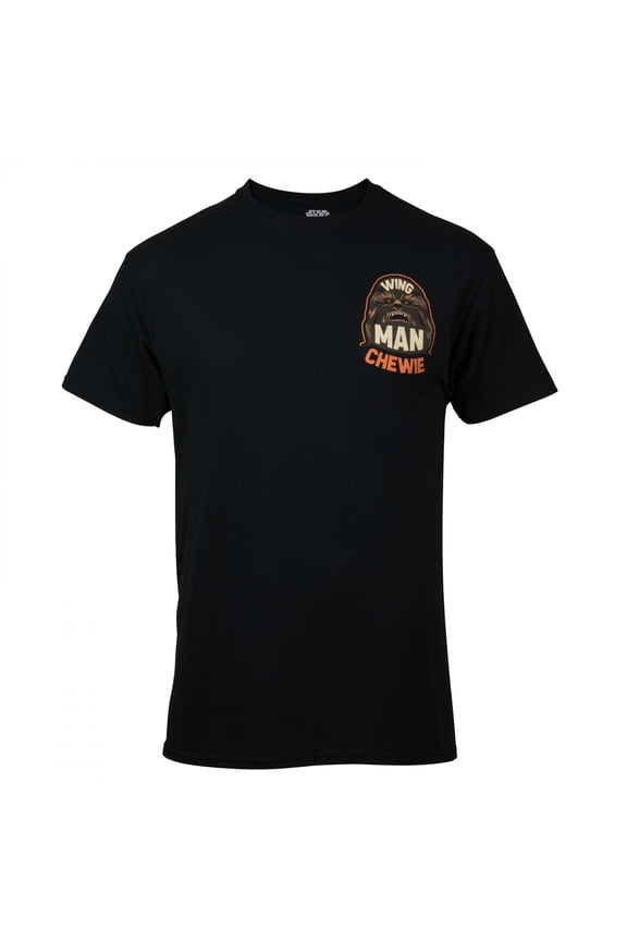 Chewbacca Adult Tee Shirt, XS-XL (Men's)