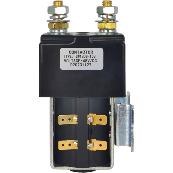 SW180 SW180B-108 48V 200A Contactor Solenoid Compatible with Albright 48 Volt Heavy Duty