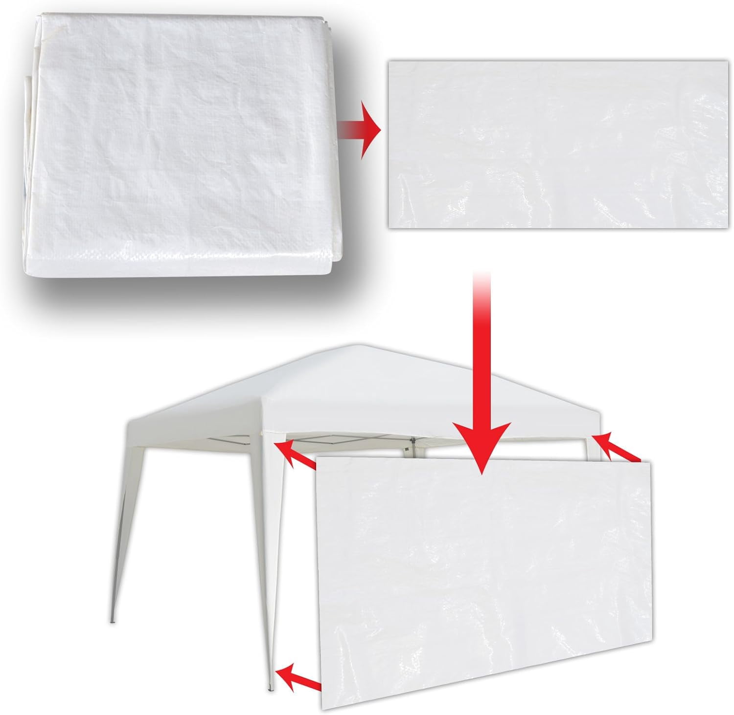 SW402 13'X6.4' Size Outdoor Pop Up Canopy Gazebo Marquee 1PC