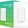 thumbnail image 1 of SW5_1: Gosund WiFi Smart Light Switch, On-Off In-Wall, Single Pole Light Switch Works with Alexa or Google Assistant, By App, or Manually, White, 15A Smart Switch, 1 Pack, 1 of 7