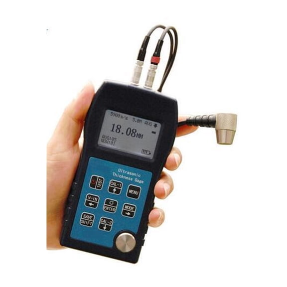 SW6 Ultrasonic Thickness Gauge 0.01mm With USB Interface Ultrasonic Thickness Meter Tester For Steel Metal Glass ABS Plastics PVC Ductile Iron Etc ,Quick Identification