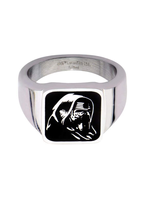 SW7KRFR01-11 Episode 7 Kylo Ren Stainless Steel Ring - 11 in.