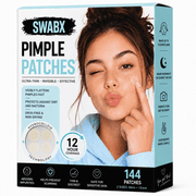 SWABX Pimple Patches | 144 Count | Absorbing Patches | Invisible Spot Covers | Day and Night