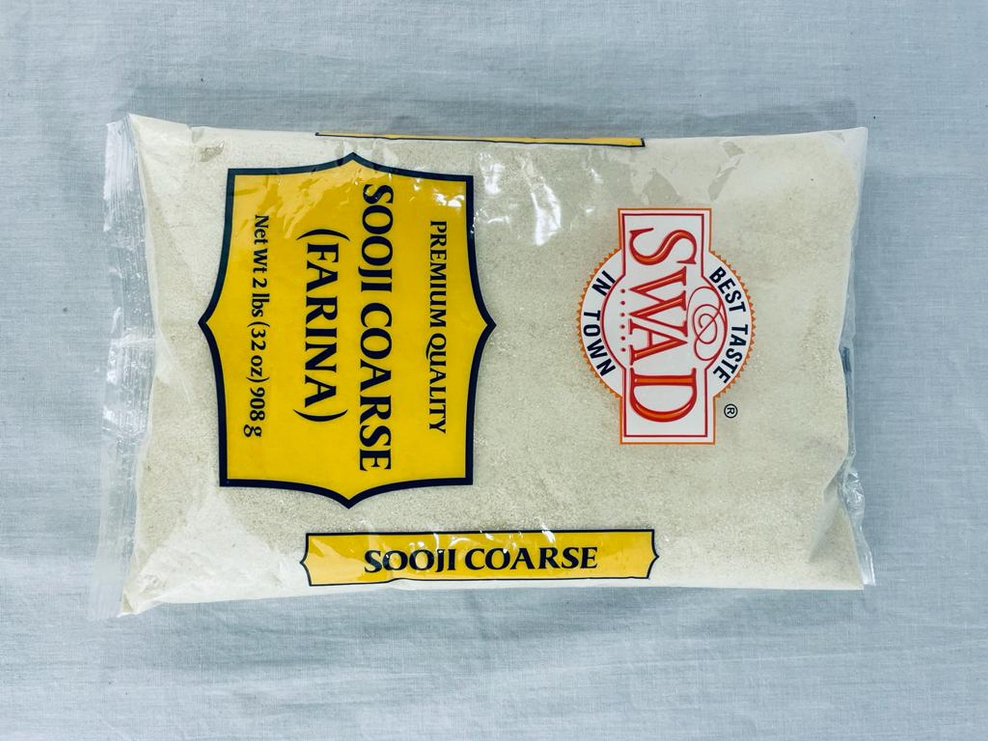 SWAD Sooji Coarse Farina - 908 Grams (2lbs) - Walmart.com