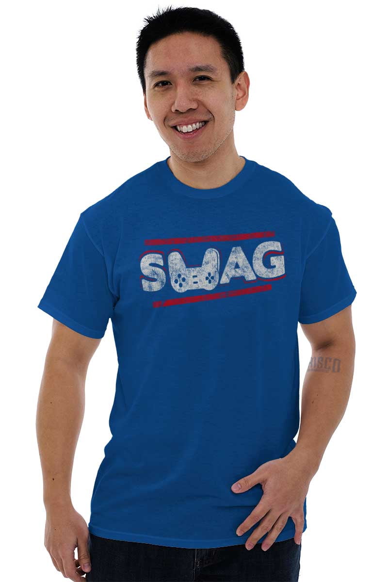 Swag Controller SWAG Controller Gamer Video Game Geek Men's Graphic T Shirt Tees Brisco ...