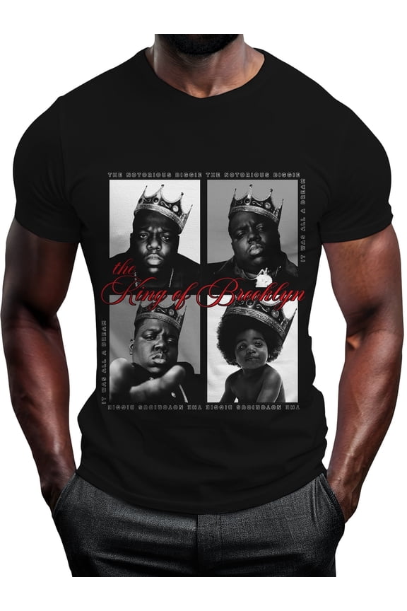 100% COTTON HIP HOP VINTAGE GRAPHIC T SHIRTS FILM CUT BLK M