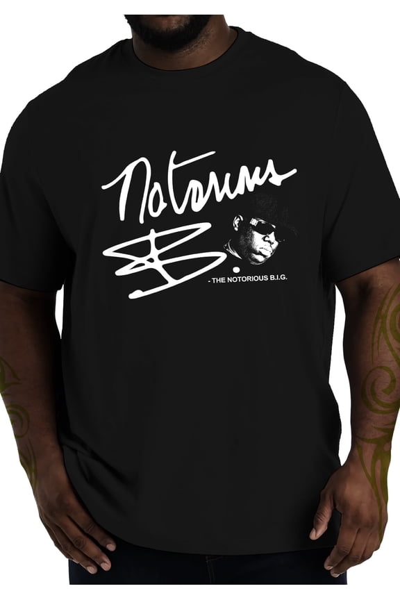 100% COTTON HIP HOP VINTAGE GRAPHIC T SHIRTS NOTORIOUS B XL