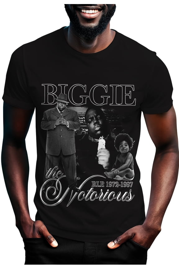 100% COTTON HIP HOP VINTAGE GRAPHIC T SHIRTS RIP 1997 L