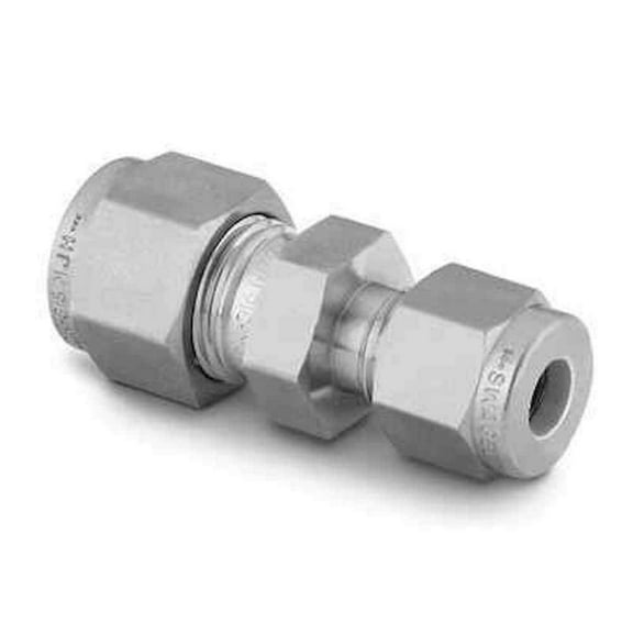 SWAGELOK SS-810-6-4 1/2 IN. X 1/4 IN. TUBE OD, REDUCING UNION, STAINLESS STEEL, TUBE FITTING