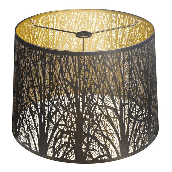 Extra Large Lampshades For Table Lamps, AEELLEEA Metal  Drum Lamp Shade For Floor Lamps in Living Room,14x16x11"