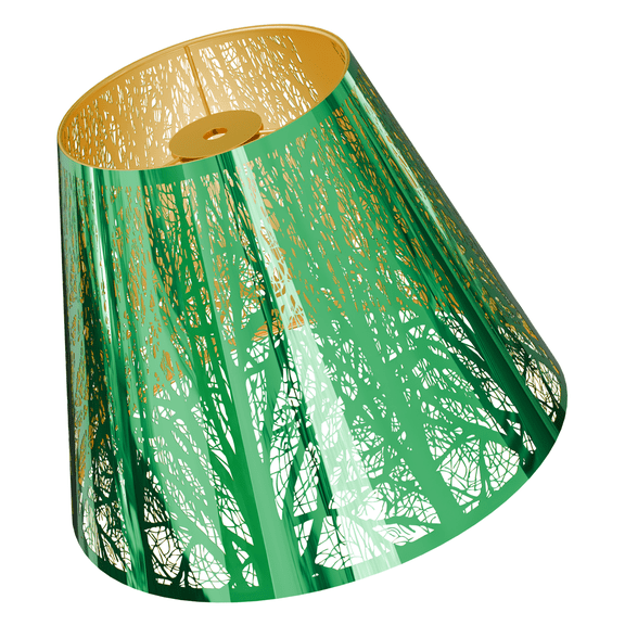 SWAIFDEE Small Lamp Shade, Barrel Metal Lampshade Cover for Table Lamp and Floor Light, 5X9X7in Spider