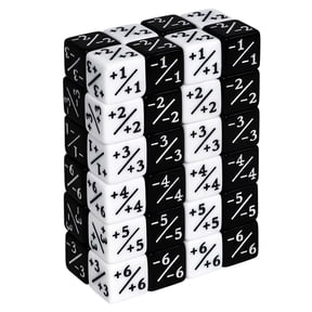 SWAJUJA 48pcs Premium Hexahedron Dice Set  - Perfect for MTG, CCG & Card Games | High-Quality Acrylic D6 Loyalty Counters | Essential Tabletop Gaming Accessories for Ages 14+