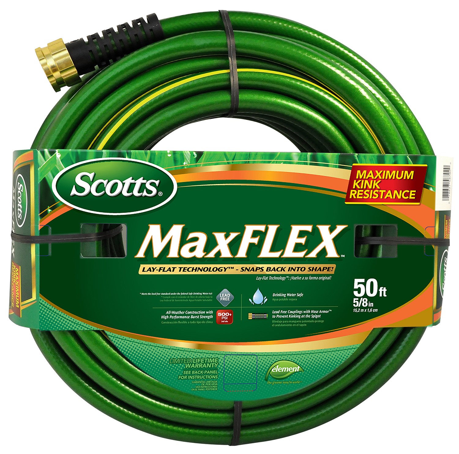 Scotts MaxFlex All-Weather Garden Hose - Walmart.com
