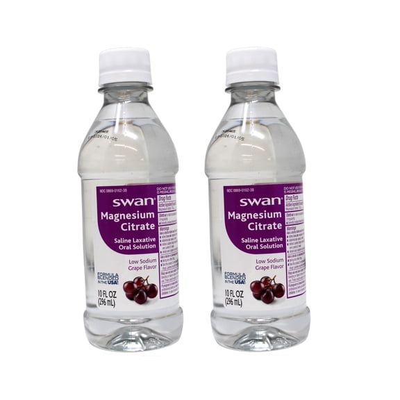 SWAN Citrate Magnesium Saline Laxative - Grape (2-Pack)
