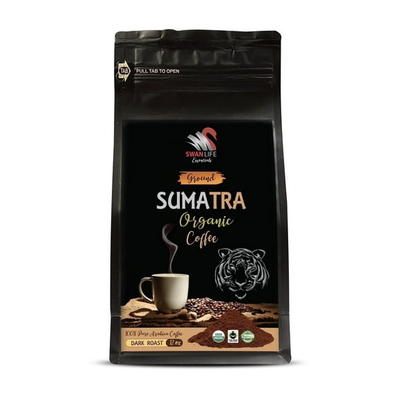 SWAN LIFE ESSENTIALS LLC Organic Sumatra Ground Coffee - 1 Pack