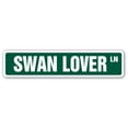 thumbnail image 1 of SWAN LOVER Street Sign ballet musical animal pond birds | Indoor/Outdoor |  30" Wide, 1 of 5