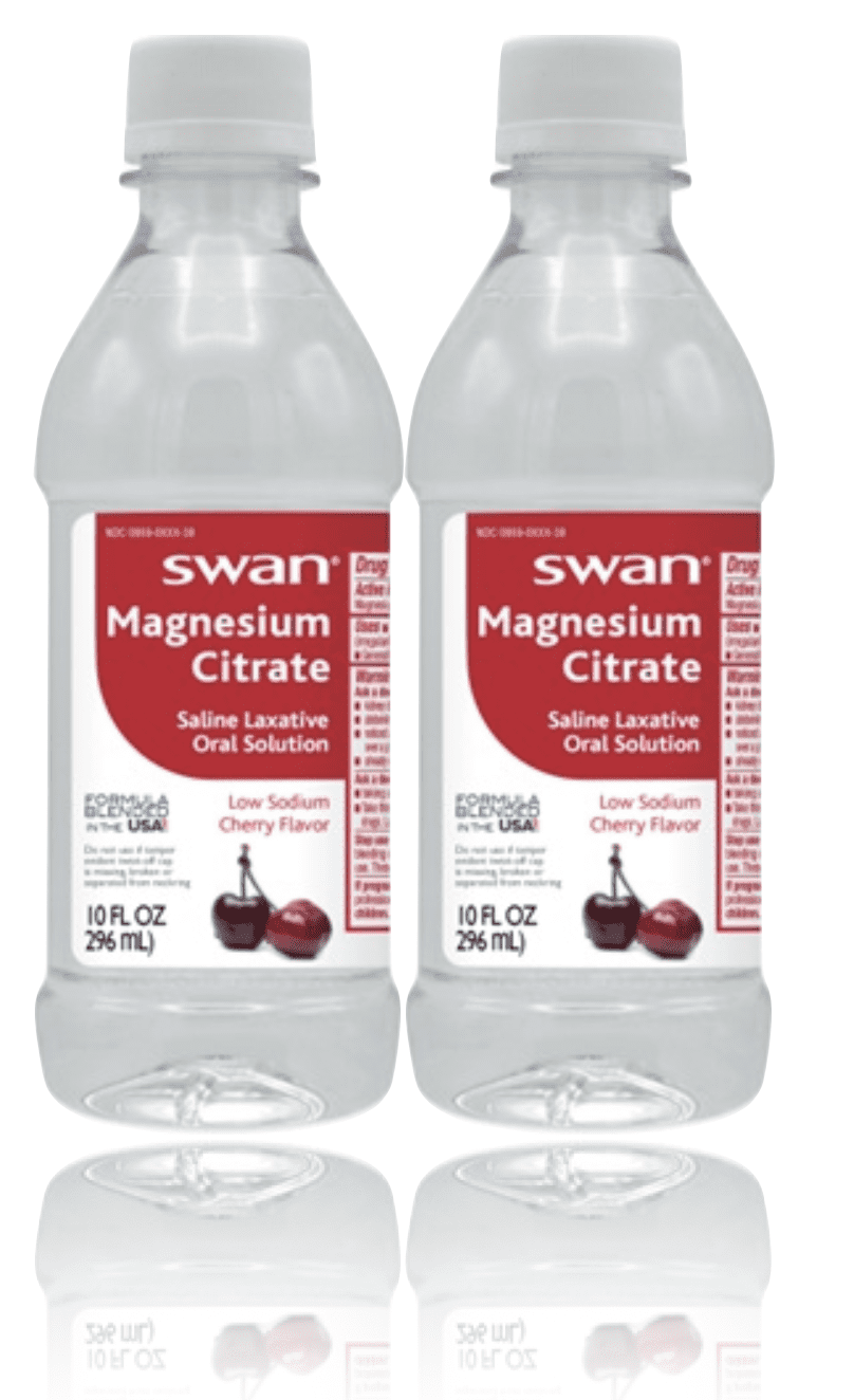 SWAN Magnesium Citrate Saline Laxative Cherry 10 oz. (2Pack