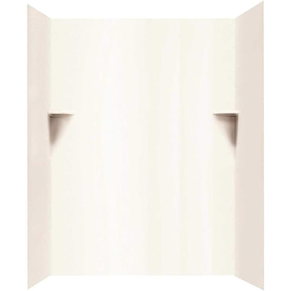 SWAN SOLID SURFACE SHOWER WALL KIT, 36 IN. X 60 IN. X 72 IN., WHITE