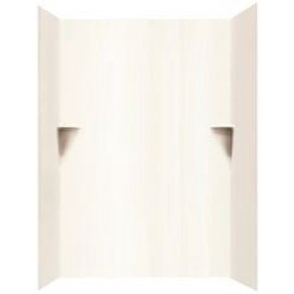 SWAN SOLID SURFACE SHOWER WALL KIT, 36 IN. X 62 IN. X 96 IN., WHITE