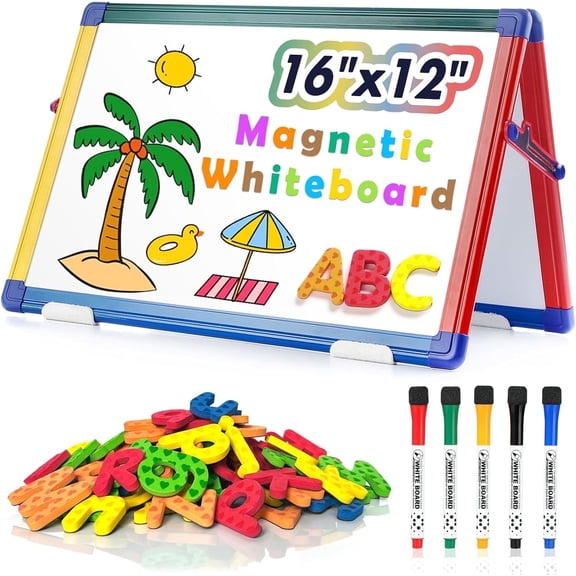 SWANCROWN Magnetic Double-sided Whiteboard Easel