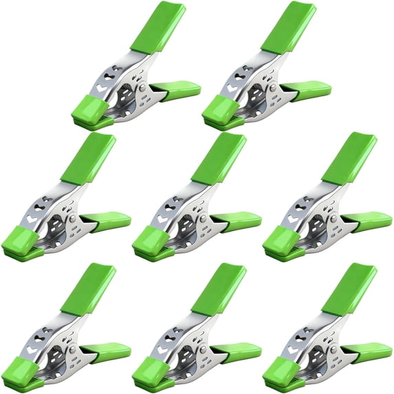 SWANLAKE 8 PCS 6" inch Spring Clamp, Heavy Duty Spring Metal Spring Clamps, 2.5"-inch Jaw opening(6inch 8-Piece)