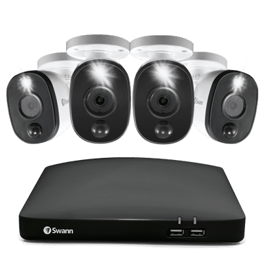 SWANN Home Outdoor 1080P Video 8 Channel DVR Security System, 1TB